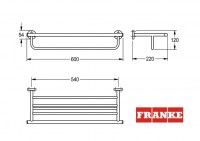 ESTANTE TOALLERO MEDIUS FRANKE